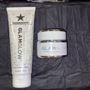Glam Glow Mask to Scrub and Clearing Treatment Duo